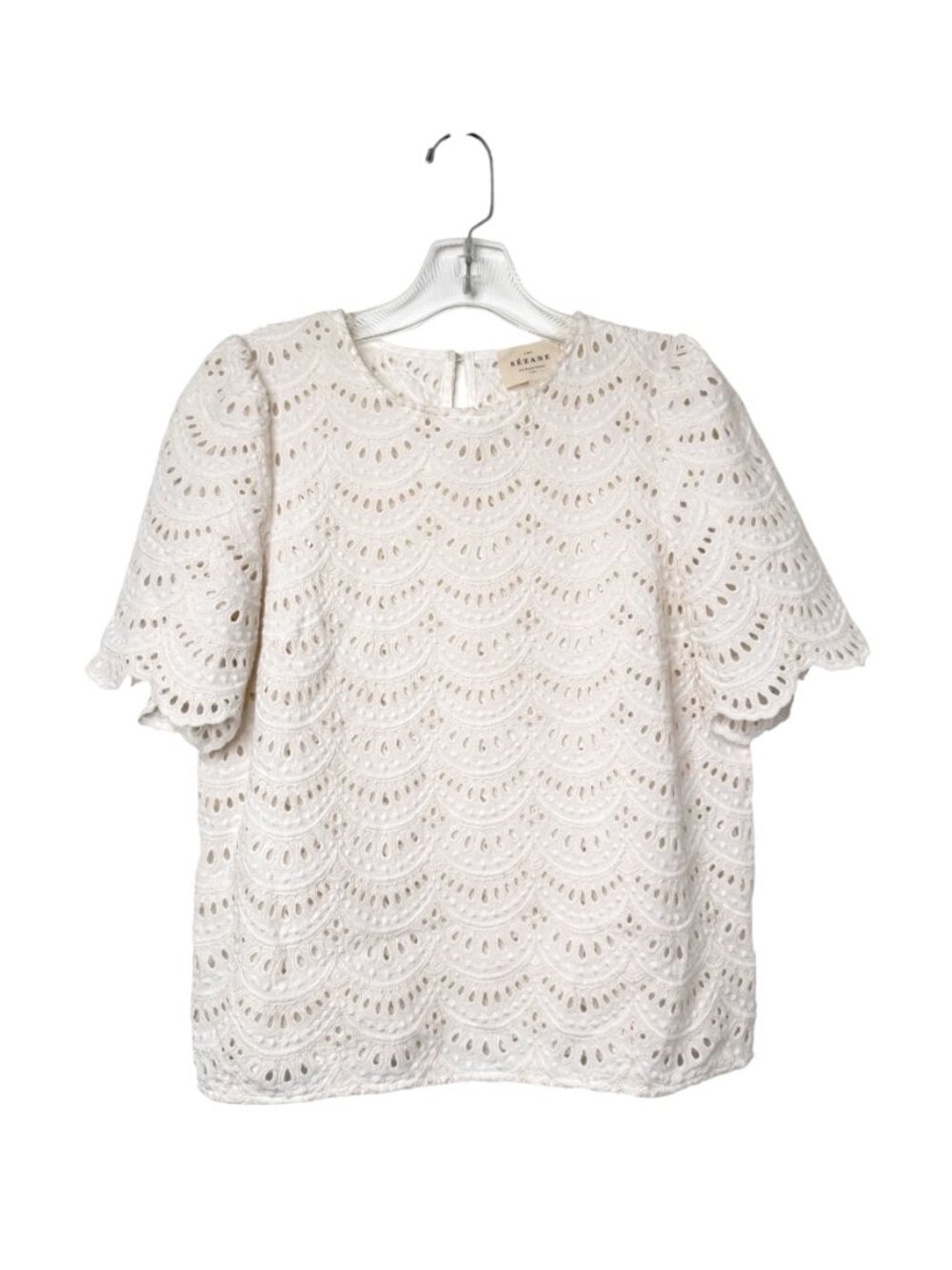 Sézane Lisa Short Sleeve Blouse Size 36 - Picture 2 of 6